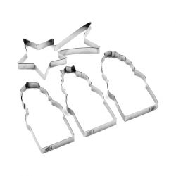 Set 4 Cookie Cutters "Three Kings" - SQUIRES KITCHEN