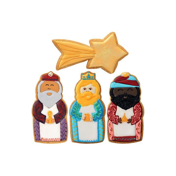 4 emporte-pièces "Les Rois Mages"