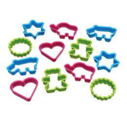 Set 12 Cookie Cutters "Let's Make"