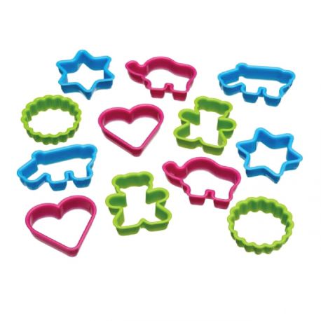 Set 12 Cookie Cutters "Let's Make"