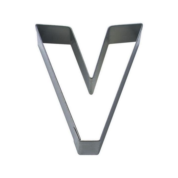 Cookie Cutter "Letter V"