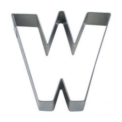 Cookie Cutter "Letter W"