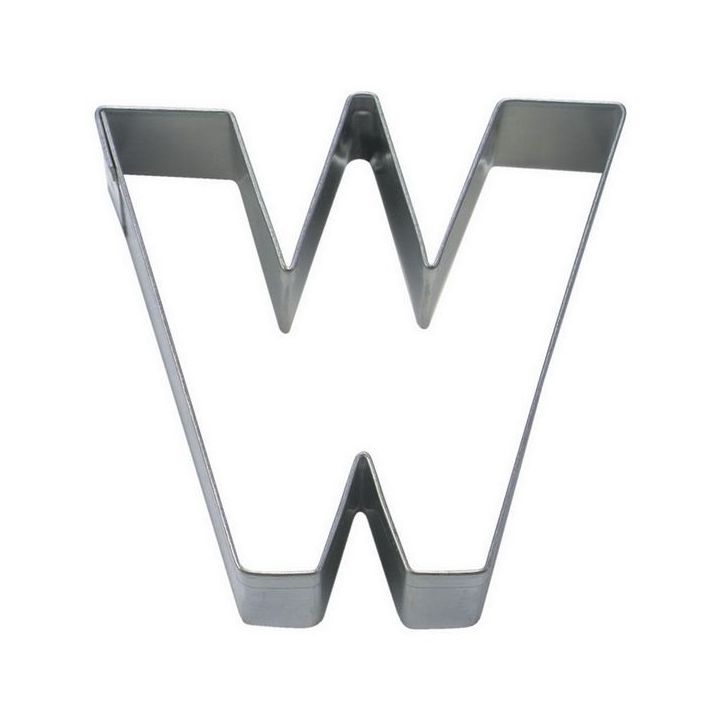 Cookie Cutter "Letter W"