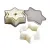 Set 6 Cookie Cutters "Star Plain"