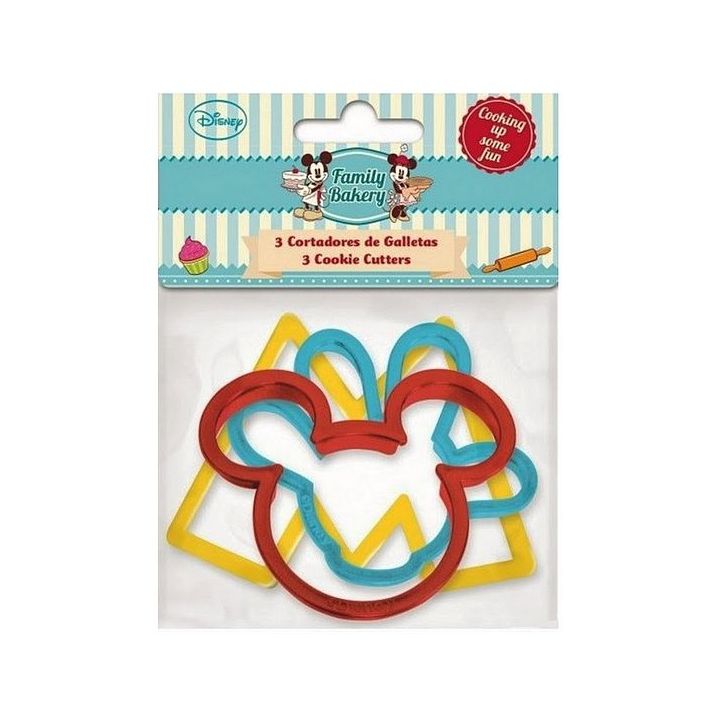 5 Cookie Cutters "Mickey"