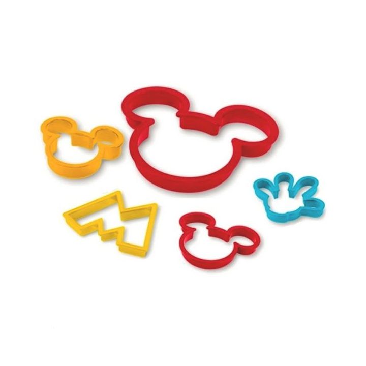 Set 5 Cookie Cutters "Mickey"