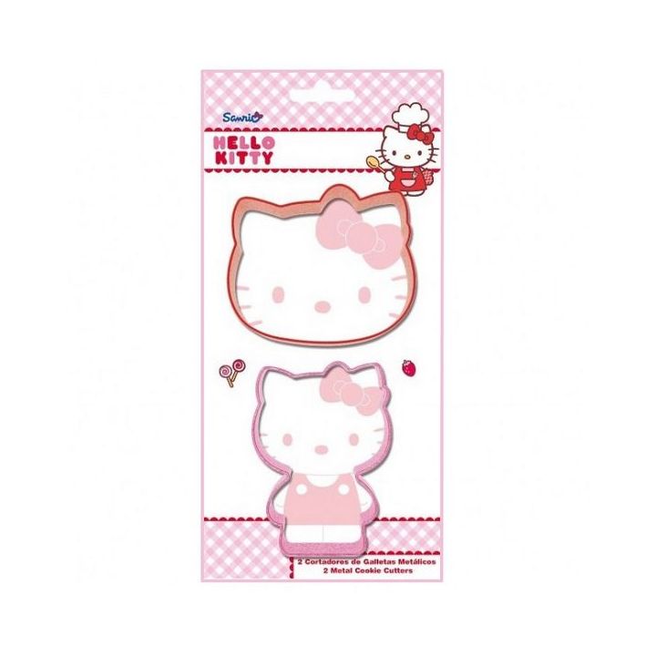 Set 2 Cookie Cutters "Hello Kitty"