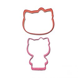 Set 2 Cookie Cutters "Hello Kitty"