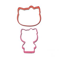 Set de 2 cortadores "Hello Kitty"