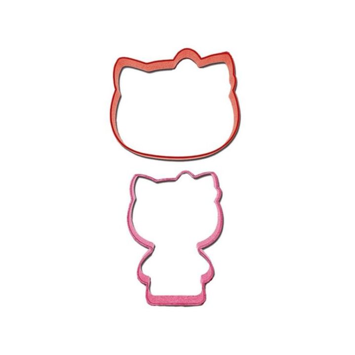 Set 2 Cookie Cutters "Hello Kitty"