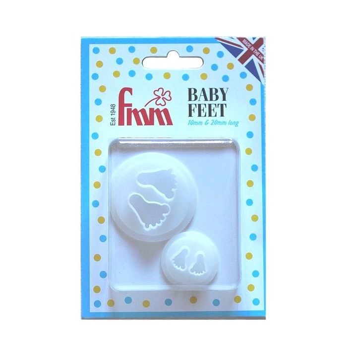 2 Cookie Cutters "Baby Feet"