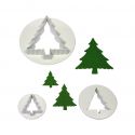 Set 3 Cookie Cutters "Christmas Tree"