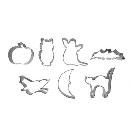 Set 7 Cookie Cutters "Halloween"