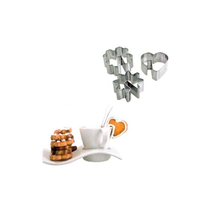 3 Cookie Cutters "Café Gourmand"