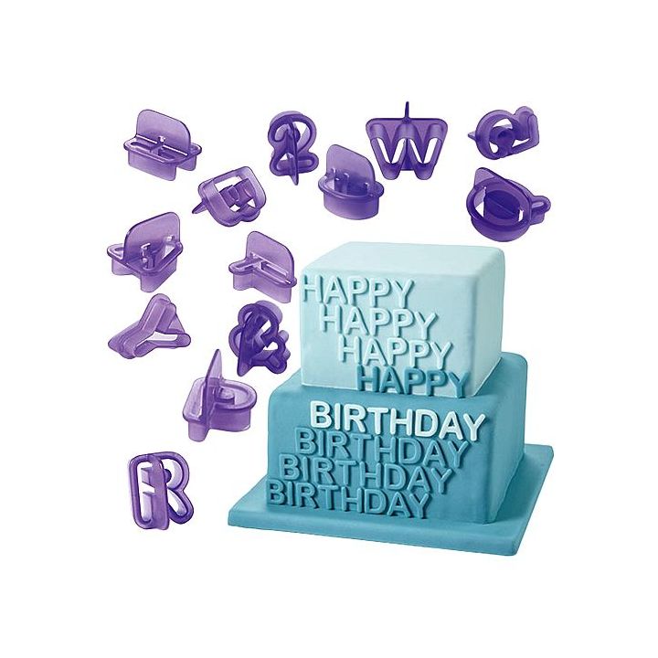 Set de 40 cortadores "Letras y Numeros"