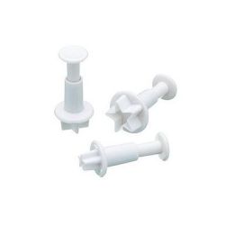 Set de 3 découpoirs à poussoir "Etoile"