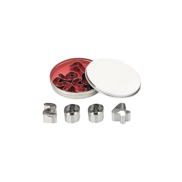 Set de 10 emporte-pièces "Chiffres de 0 à 9"