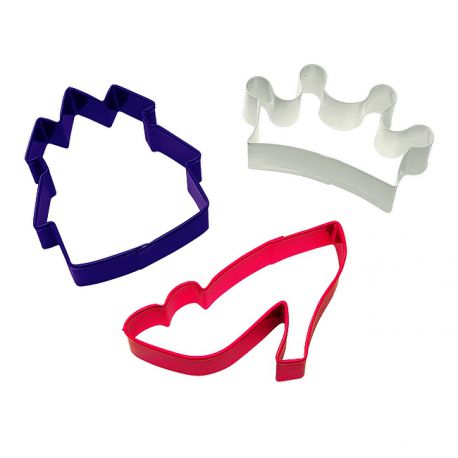 Set de 3 emporte-pièces "Princesse"