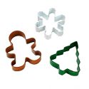 Set 3 Cookie Cutters "Christmas"