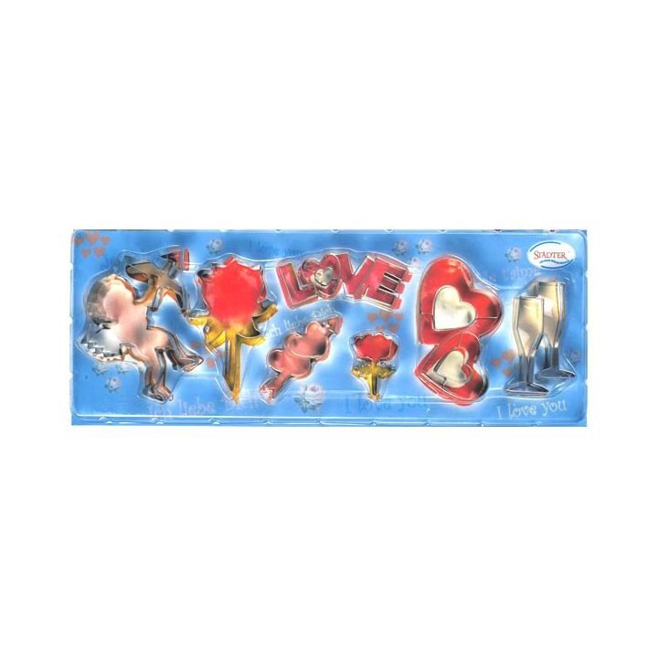 7 Cookie Cutters "Love"