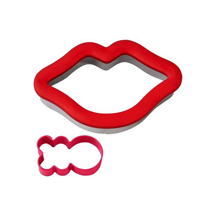 Set de 2 emporte-pièces "Baiser"