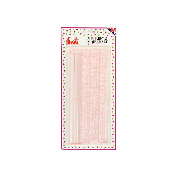 Set d'emporte-pièces "Chiffres & Lettres" - UPPERCASE - FMM - 1,5cm