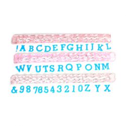 Set de cortadores "Letras y Numeros" - UPPERCASE
