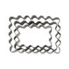 Set 3 Cookie Cutters "Rectangle" - Fluted