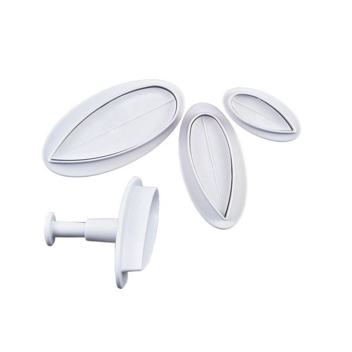 Set 3 Plunger Cutters "Long Leaf"