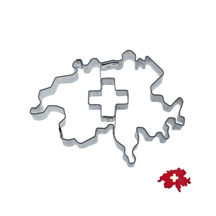 Emporte-pièce "Suisse" - 9cm