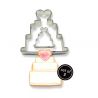 Set 2 Cookie Cutters "Wedding Cake"