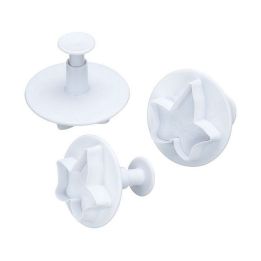 Set de 3 découpoirs à poussoir "Feuille de lierre"