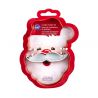 Set 2 Cookie Cutters "Santa with Mustache"
