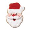 2 Cookie Cutters "Santa with Mustache"