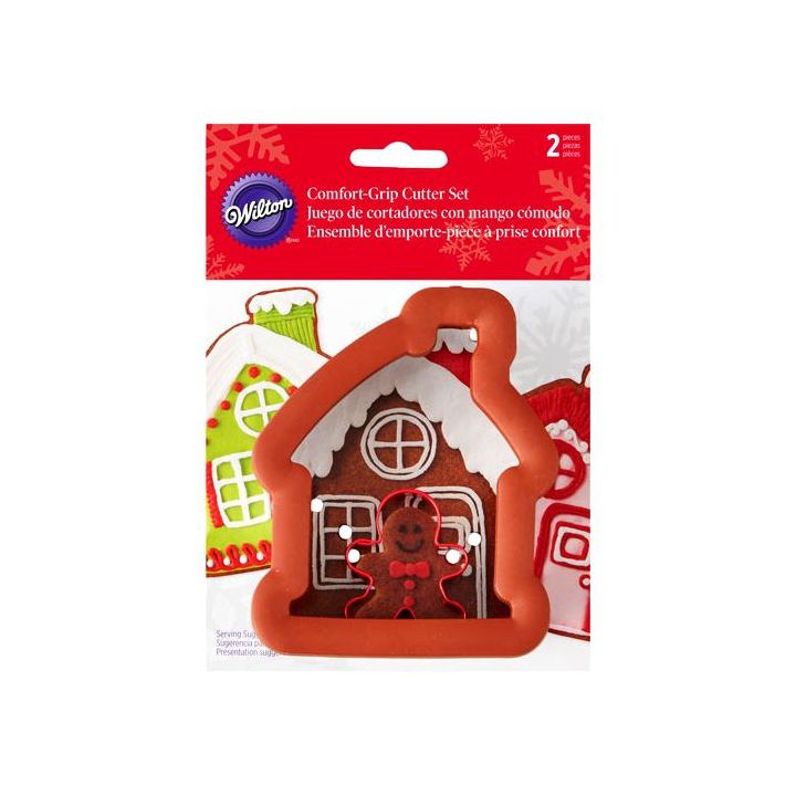2 emporte-pièces "Petit-Bonhomme et Maison"