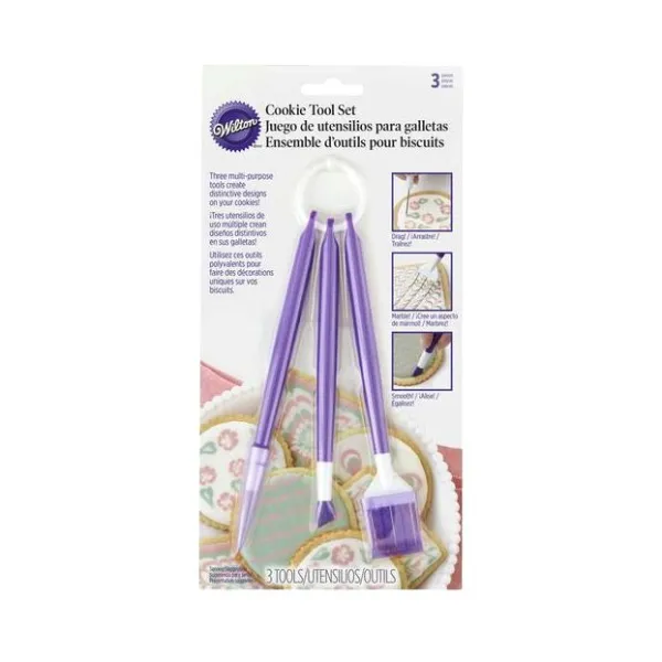 Kit De 12 Outils De Décoration Pour Biscuits Et Gâteaux - Aiguilles, Stylos, Fouet, 13cm, Pour DIY