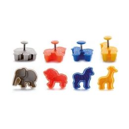 Set de 4 découpoirs à poussoir "Safari"