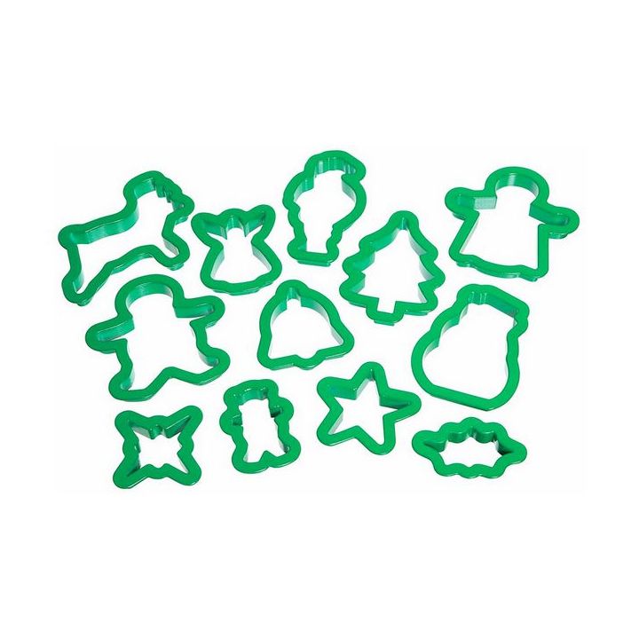 Set 12 Cookie Cutters "Christmas"