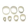 Set 7 Cookie Cutters "Oblong Plain"