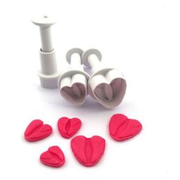 Set de 3 découpoirs à poussoir "Aile d'Ange"