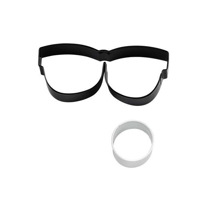 Set 2 Cookie Cutters "Eyeglasses & Eyeball"
