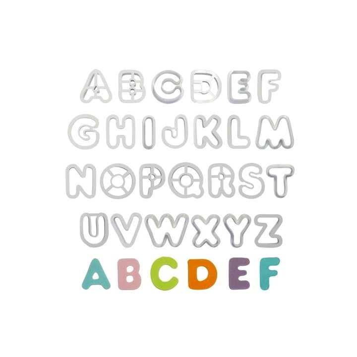 Set de 26 emporte-pièces "Lettres"