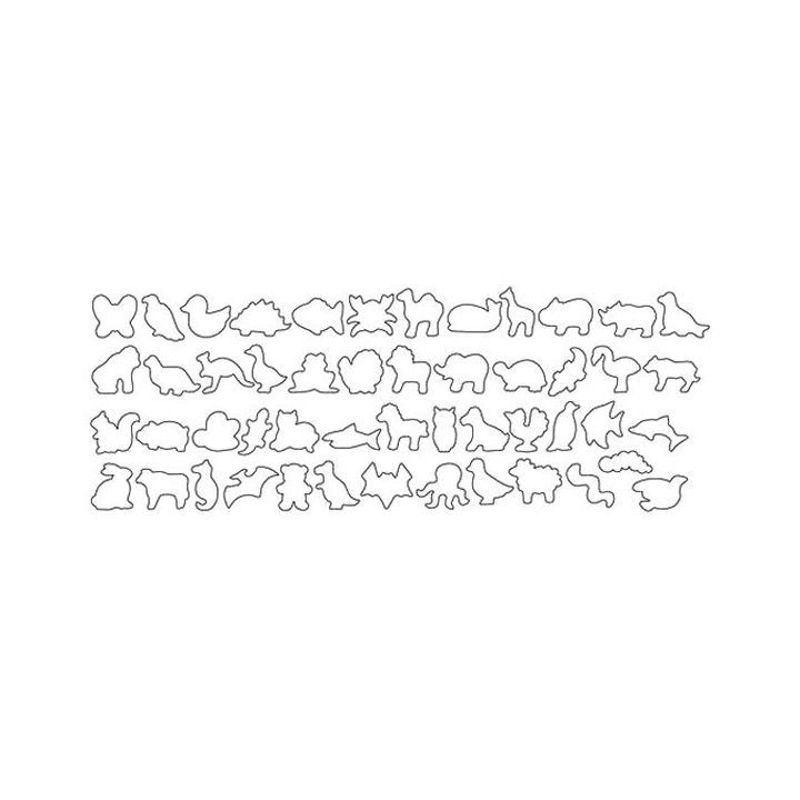 Set 50 Cookie Cutters "Animal" - WILTON