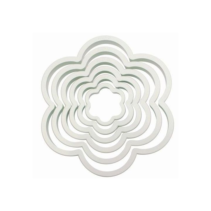 Set 6 Cookie Cutters "Flower" - PME