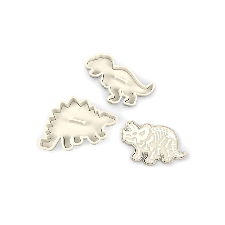 Set 3 Cookie Cutters "Dinosaur Fossil"