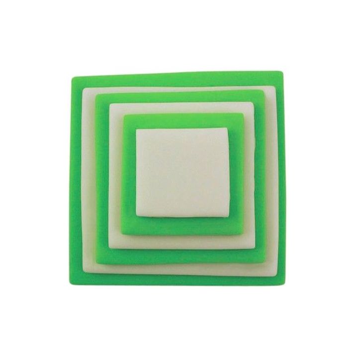 6 Cookie Cutters "Square" - PME