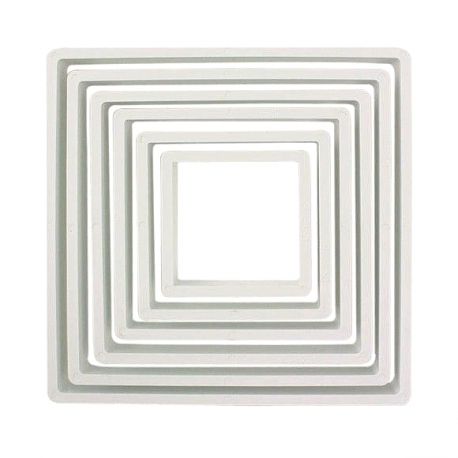 Set 6 Cookie Cutters "Square" - PME