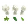 Set 3 Plunger Cutters "Leaf"