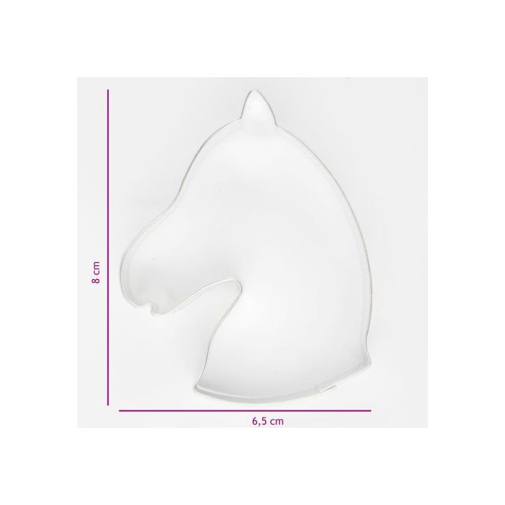 Emporte-pièce "Tête de Cheval" - 8cm