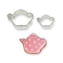 Set 2 Cookie Cutters "Teapot"